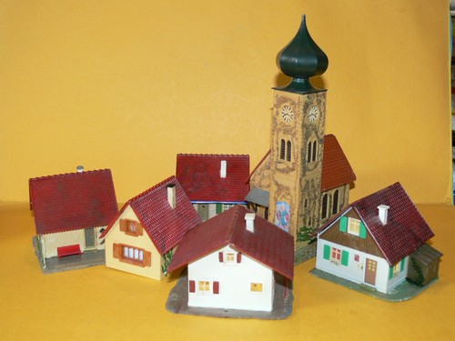 Kirche dorf mit - kirche,