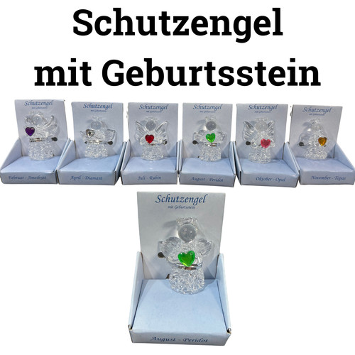 Schutzengel mit geburtsstein - schutzengel,