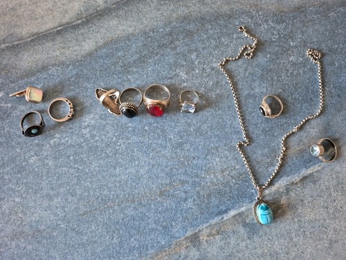 Konvolut silberschmuck ringe - konvolut,
