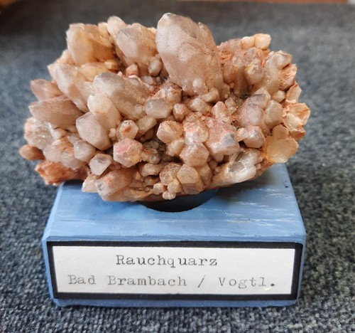 Rauchquarz aus bad brambach - rauchquarz,