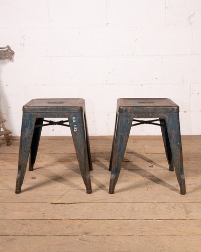 Original vintage tolix hocker - original,