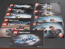 LEGO  TECHNIC  _  9  Bauanleitungen_ verschiedene Modelle
