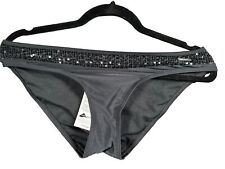 Bruno Banani Bikini Badehose Größe 36 schwarz mit Pailletten am Bund
