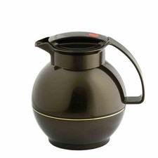 ROTPUNKT Isolierkanne 1l Black Honey Tee Kaffee Dehverschluss warm und kalt neu