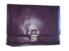 Aktentasche Leder weinrot Aufbewahrungstasche unisex