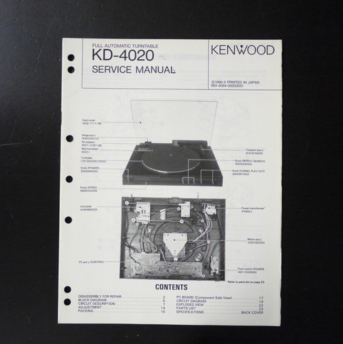 Original kenwood 4020 full - original,