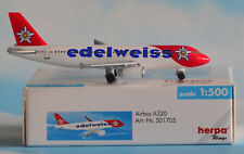 Herpa Wings 1:500 Nr. 501705 Airbus A320 „Edelweiss” in OVP