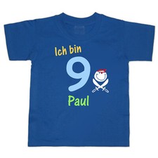 Geburtstag T Shirt  Ich bin 9