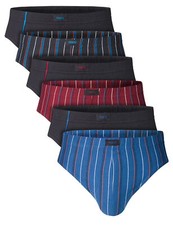 6er/12er Pack Herren Retro Sport Classic Slips Unterhose Unterwäsche Baumwolle E