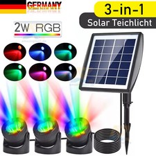 RGB LED Solar Teichbeleuchtung