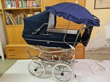 Nostalgie Gondelkinderwagen Peg 70er Retro Vintage marineblau