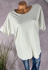 NEU sommer Long TShirt Top basic Italy BEIGE 38 40 42