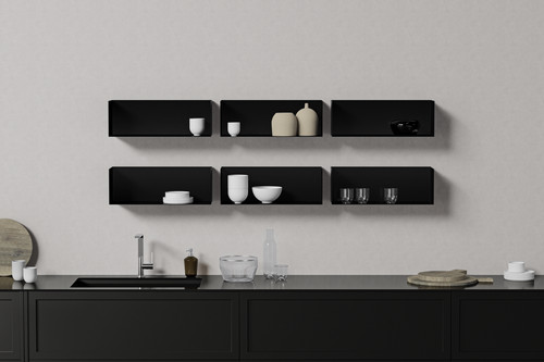 Vielseitiges wandregal stahl - wandregal,