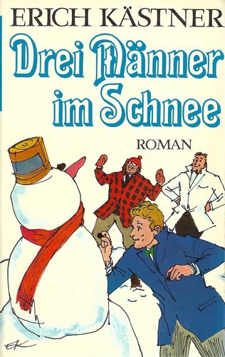 Drei männer schnee - im,
