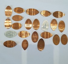  22 Motiv Elongated Coin  Hamburg Davidwache  Landungsbrücken St.Michaelis 