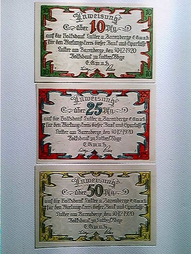 Notgeld lutter bbge - notgeld,, /bbge