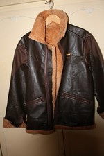 Lammfelllederjacke herren L