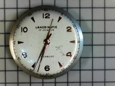 Lanco Matic 17 Jewels watch Uhrwerk Ersatzwerk 1232 ohne Rotor Vintage NOS