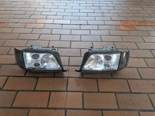Scheinwerfer Set Audi A6 S6 C4 mit schwarzen Blinkerecken