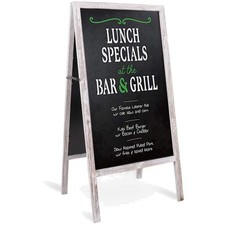 Kundenstopper Aufsteller Holz