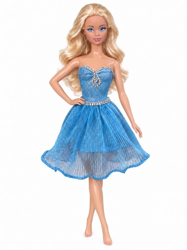 Barbie kleid handmade doll - barbie,