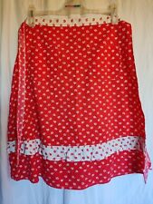 Küchenschürze Rot-Weiß 2