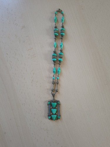 Art deco antike kette - art,