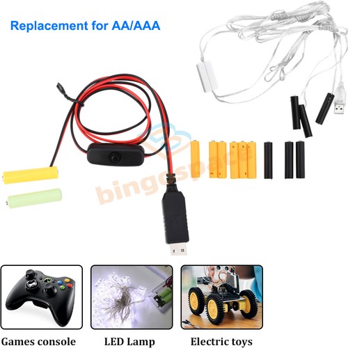 Aaa battery eliminator - 3v,