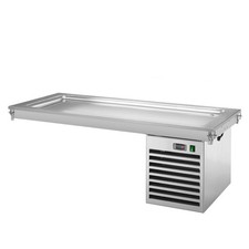 GGM Gastro Einbau Kühlplatte - 1,8m - +2 ~ +8 °C - 5x GN 1/1