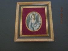 GOLDENER RAHMEN MEDAILLON FRAU