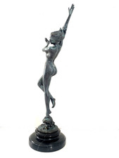 Jugendstil bronzefigur akt - jugendstil,