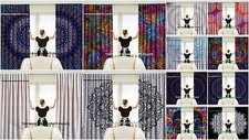 Mandala Tür Fenster Vorhang