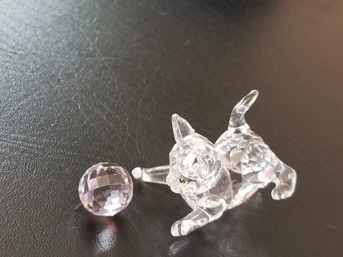 Swarovski figur katze mit - figur, -katze