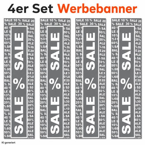 4er set sale werbebanner - set,