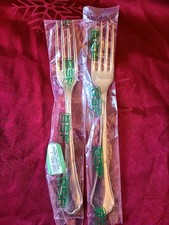 2x Gabel versilbert 90