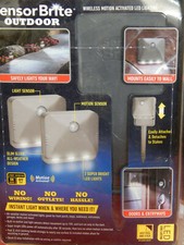 Sensor Brite Outdoor - Bewegungsmelder LED-Flutlicht, 2er-Pack, Wie im Fernsehen