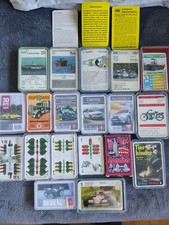  19  Quartett Kartenspiel , Skat alt ,Trucks ,Flugzeugträger, Formel 1 usw