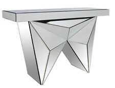 Konsolentisch MDF mit Spiegelglas Beistelltisch Telefonkonsole Spiegel Konsole 