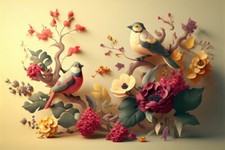 Wandbild: Dekor schöne