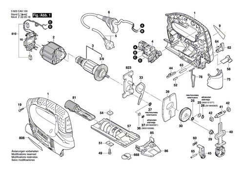 Bosch ersatzteile für pst - ersatzteile,