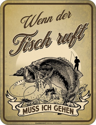 Angler wenn der fisch - angler,
