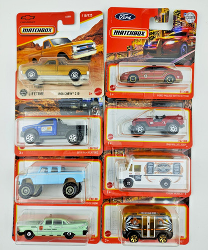 Matchbox jeep ram ford - 8x,