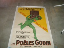 PLAKAT POELE GODIN RADIOLETTE
