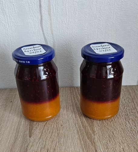 Schicht marmelade aprikosen - marmelade,