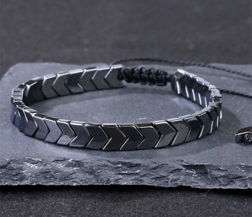 Schwarzes steinarmband heilung - steinarmband,