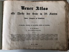 Atlas 1858 antik ? „Neuer Atlas über alle Theile der Erde in 28 Karten“