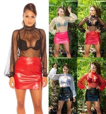 Koucla transparente Langarm