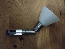 Strahler Konisch / Opal Glas nickel / chrom Fischer Leuchten