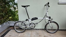 Brompton S3L (white) mit SON-Beleuchtung in sehr gutem Zustand