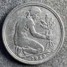 50 Pfennig 1950 G Bund